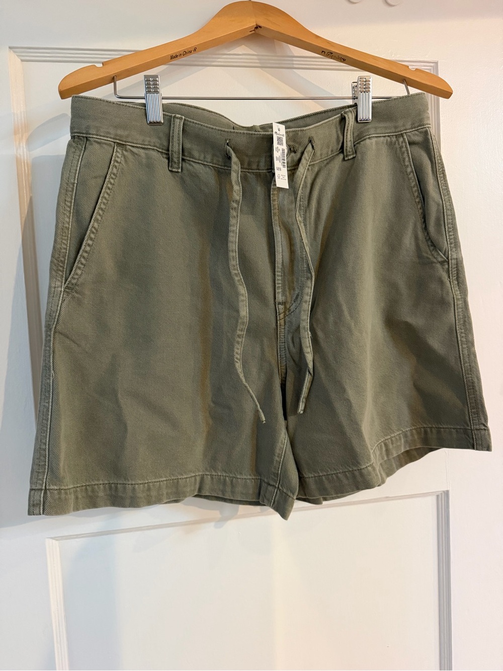 Madewell Drawstring Short in Airy Denim